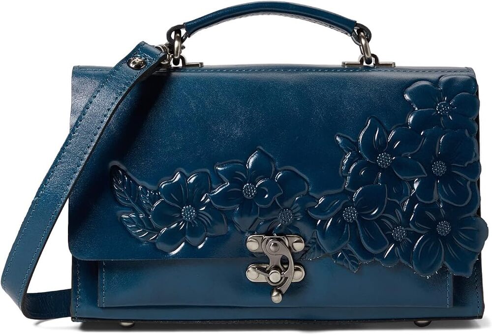 Patricia Nash Charonne Satchel Caribbean Blue One Size